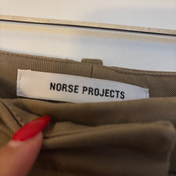 Norse Projects, Wide Leg Trousers, Taupe - Picture 3 of 3